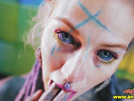 Anuskatzz heavy tattoo ink bodymodification PORNHUB ANAL stretch XXL SQUIRT