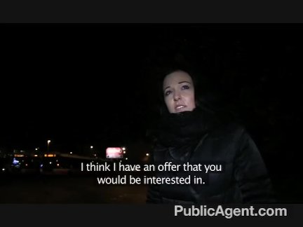 PublicAgent - Nikki gullible student strips