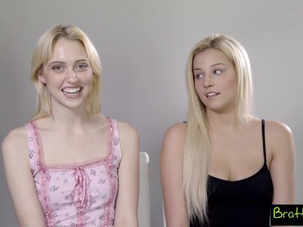 Teen Sisters Give Step Daddy Ultimate Father's Day Threesome