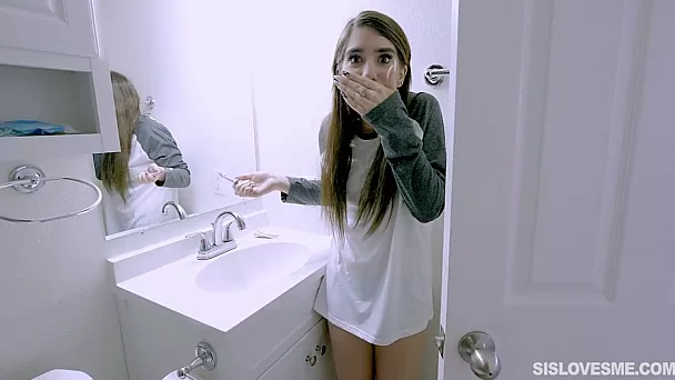 Juicy step sister Joseline Kelly hooks up with her perverted step brother