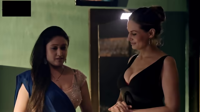 Horny white housewife explores lesbian romance desi style - Indian web series